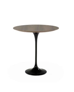 Side Table Round With Wooden Top