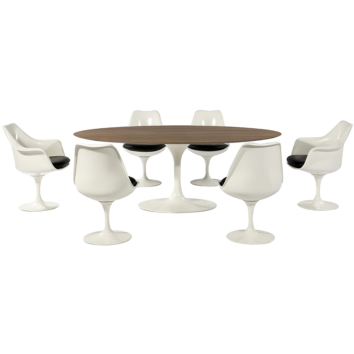 Oval white tulip table discount