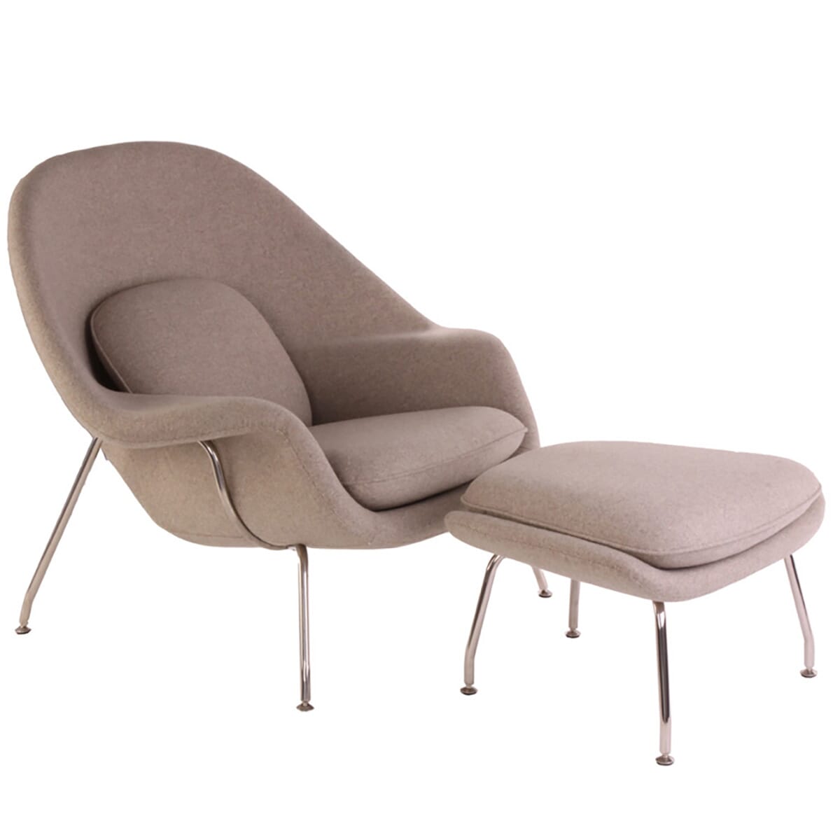 Grey cheap womb chair