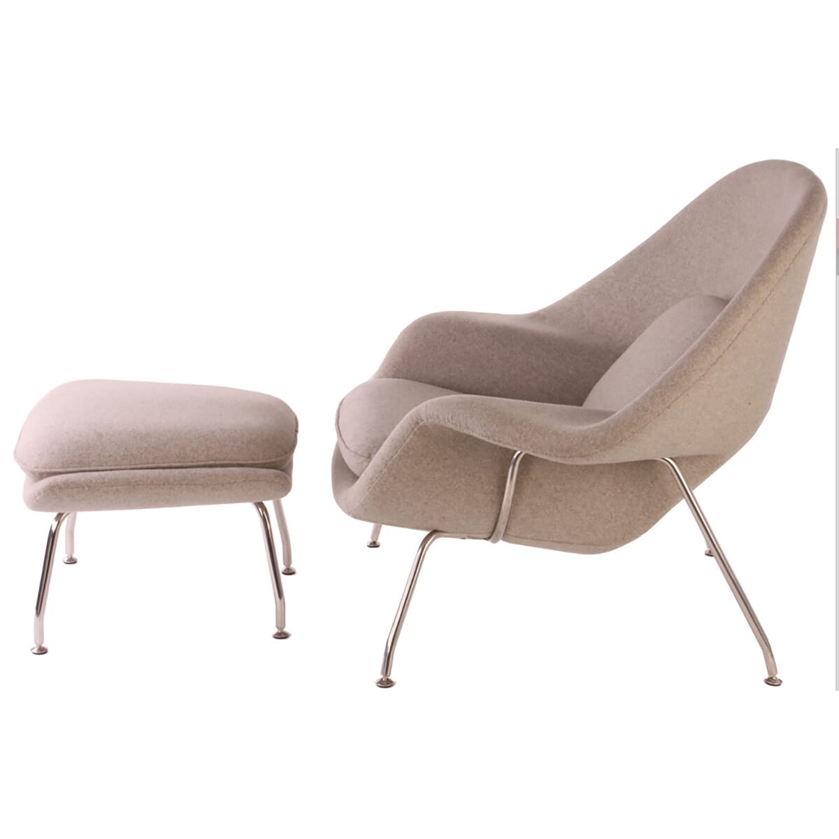Eero saarinen womb chair and hot sale ottoman