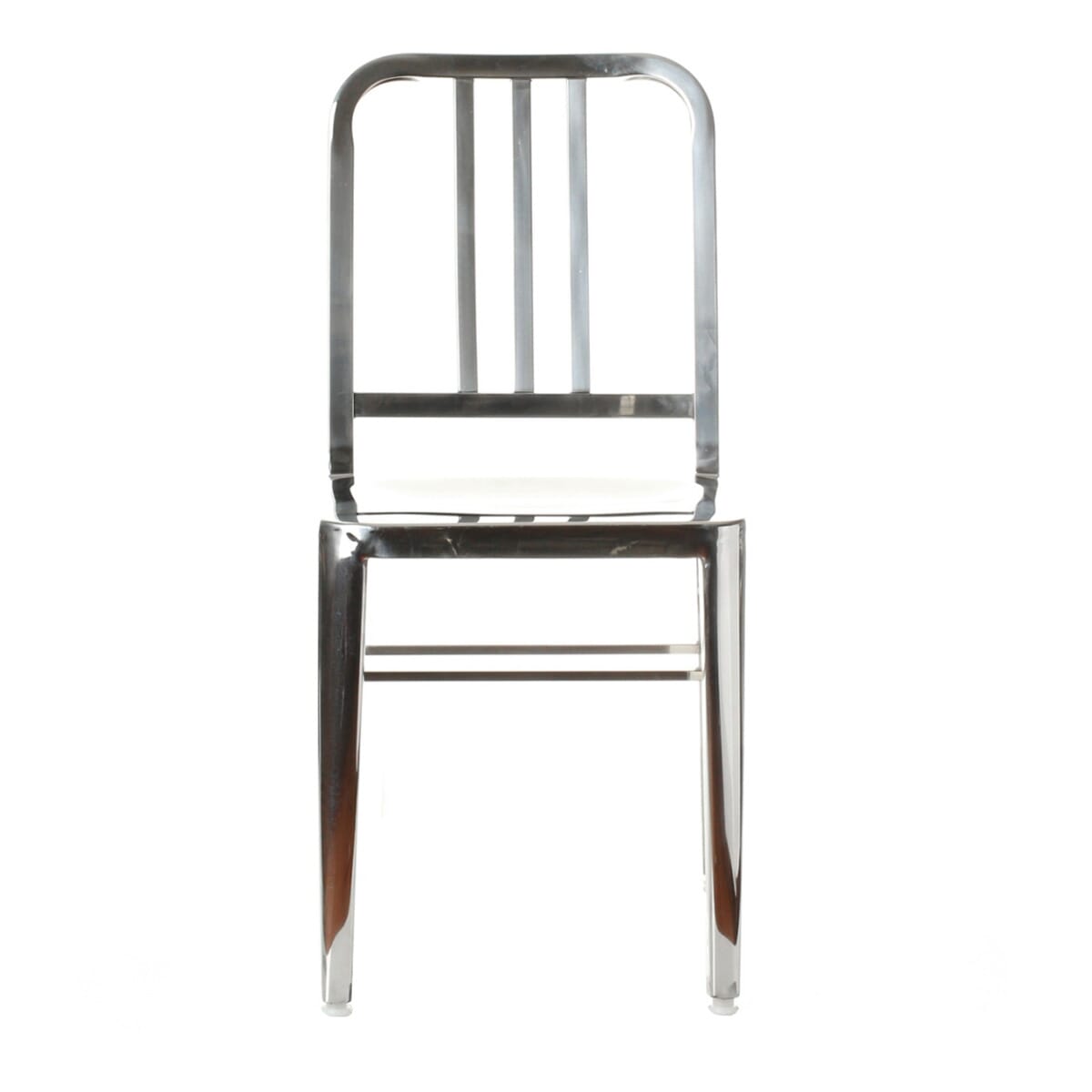 Navy metal chair sale