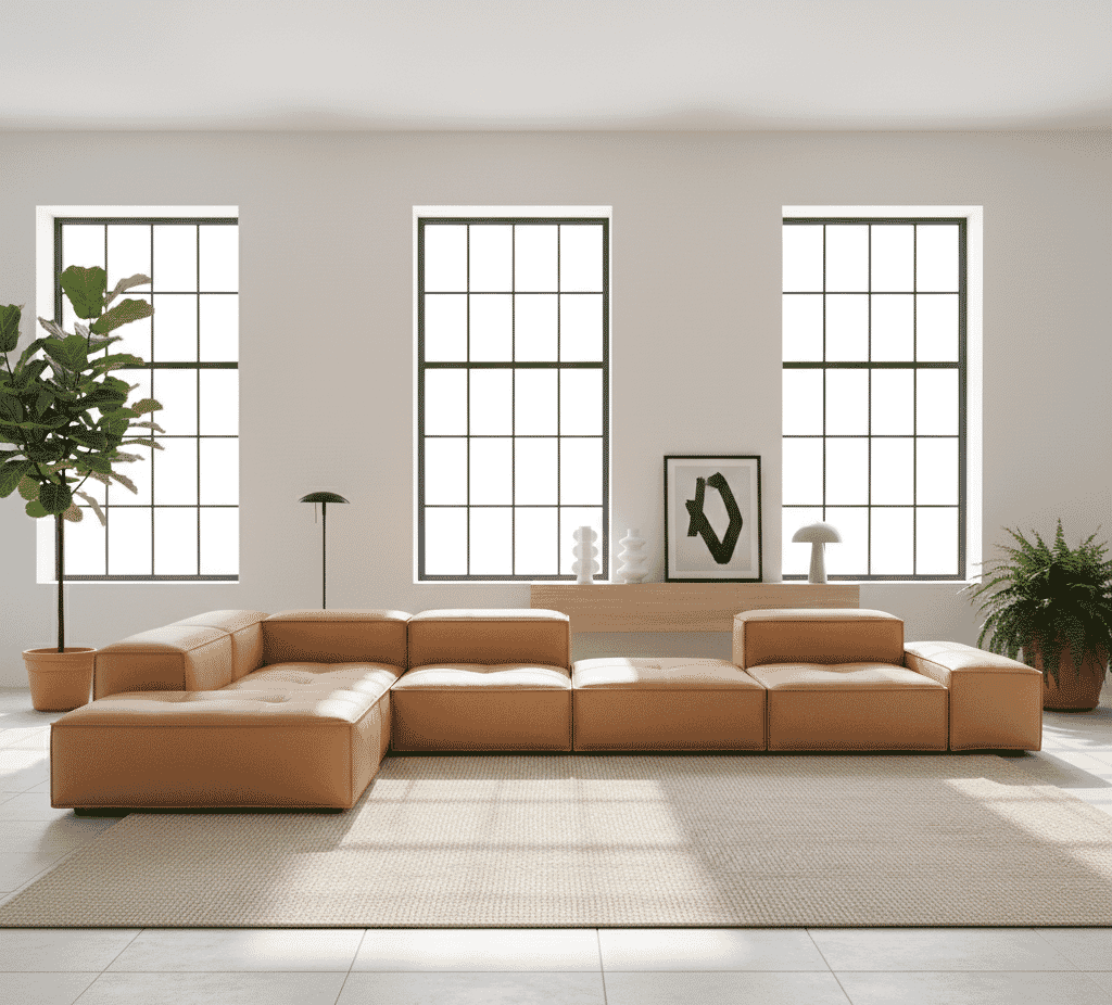 Extrasoft Low Profile Modular Block Sofa - Combination 003