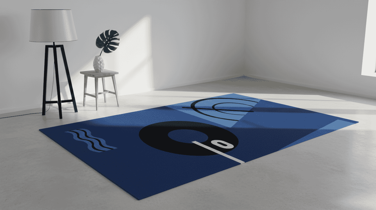  Style Blue Marine Rug