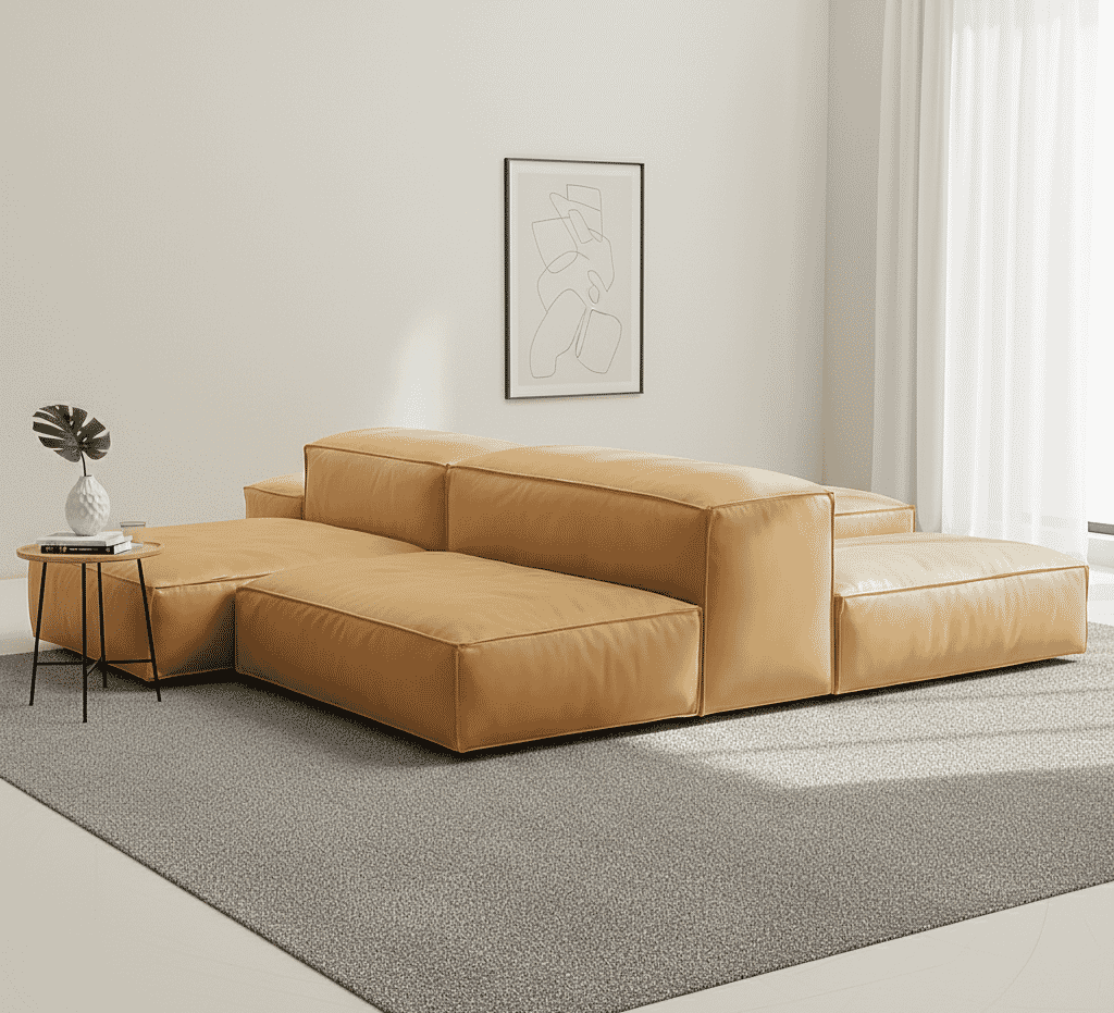 Extrasoft Low Profile Modular Block Sofa - Combination 001