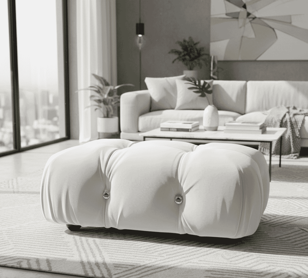 Mario Bellini Modular Sofa | Square Ottoman