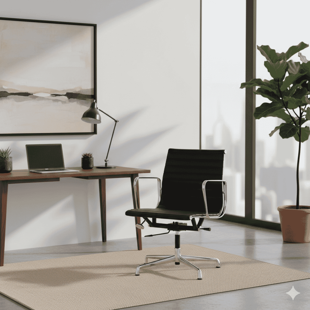 Charles Eames Office Chair EA 118 - Aluminium Thin Pad Chair