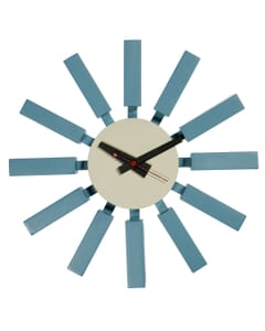 Blue Block Clock