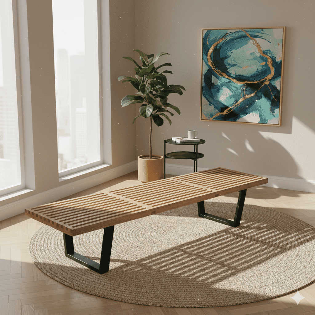 Large Bench - European Beech