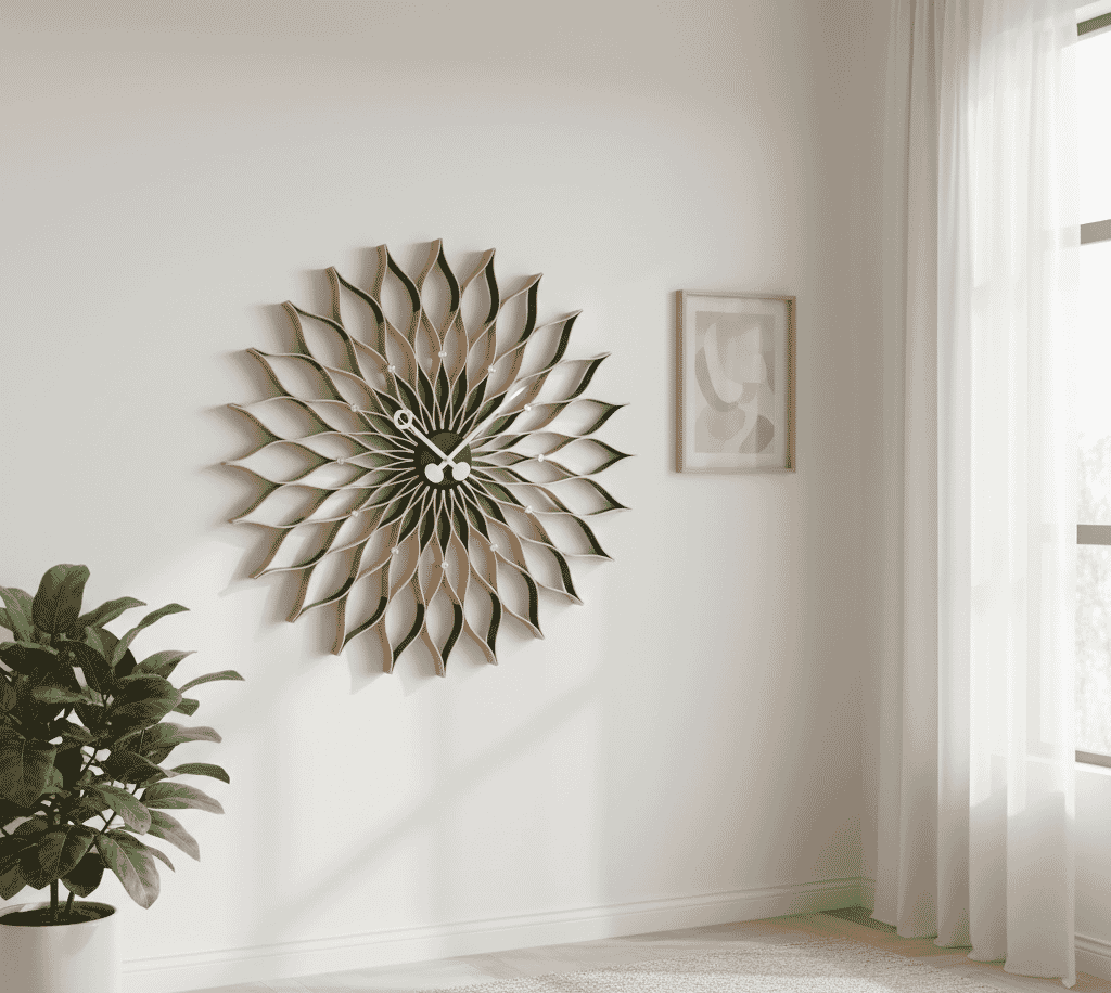 Sunflower Clock