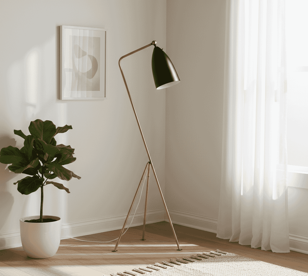 Grasshopper Floor Lamp Brass 