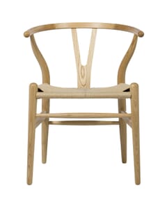 Scandi Dining Chair Oak And Natural Cord