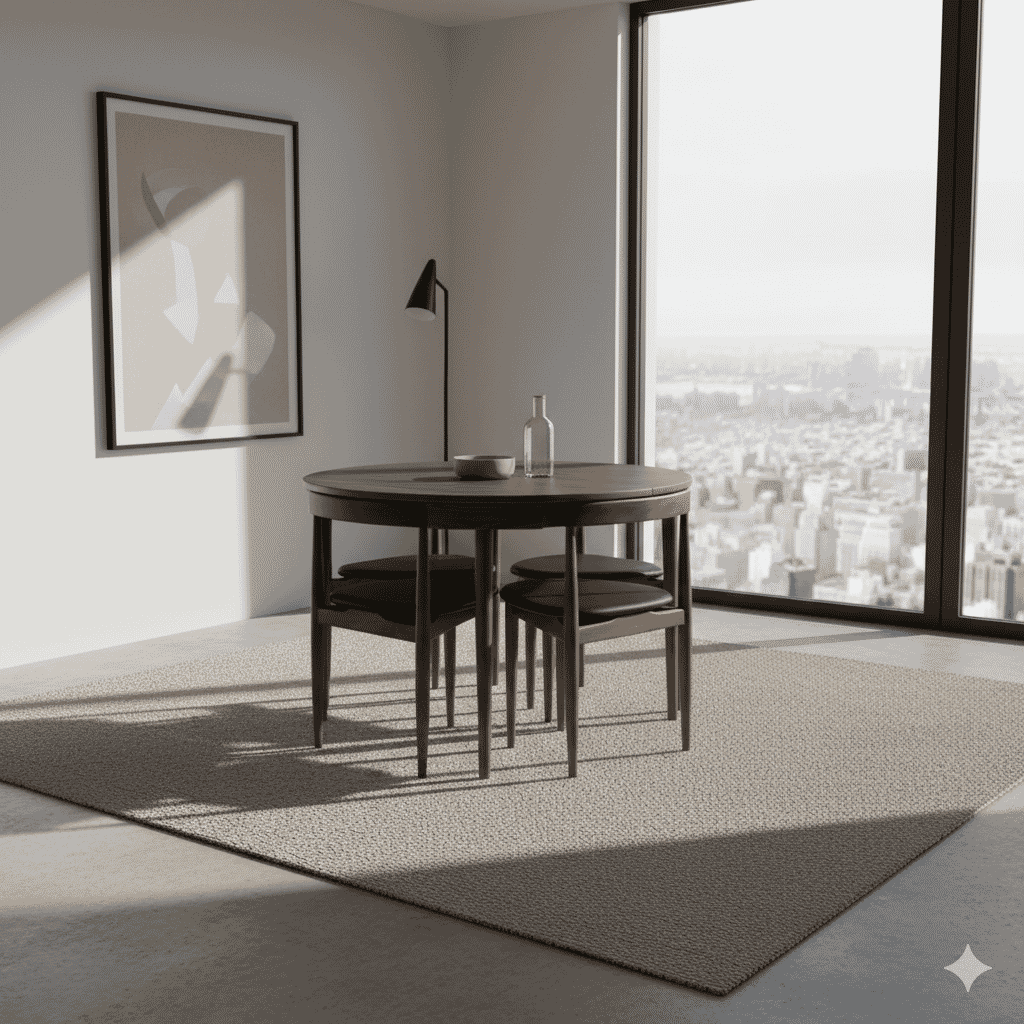 Extending Round Dining Table