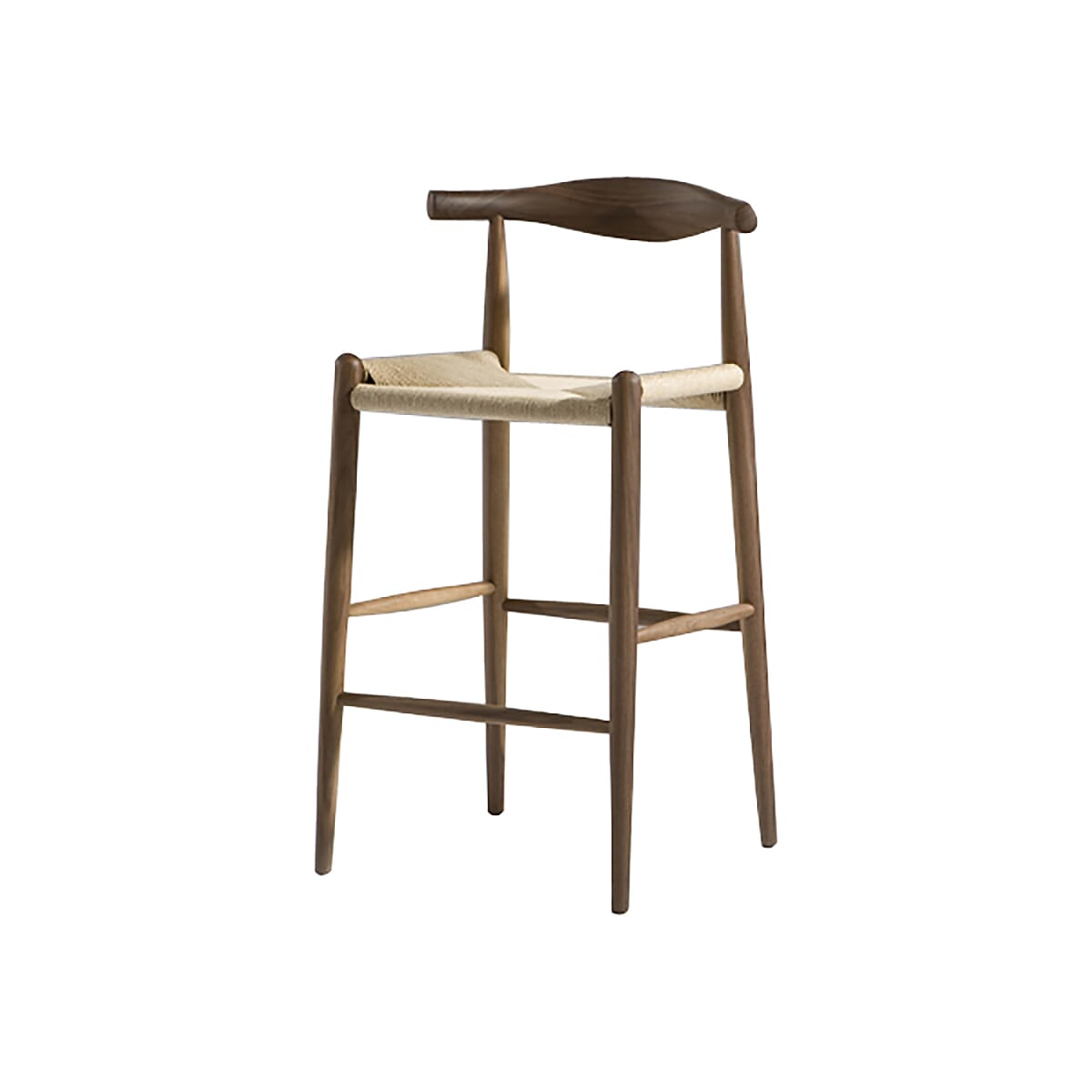 Hans Wegner Style Bar Stool Elbow Bar Stool SWIVEL UK