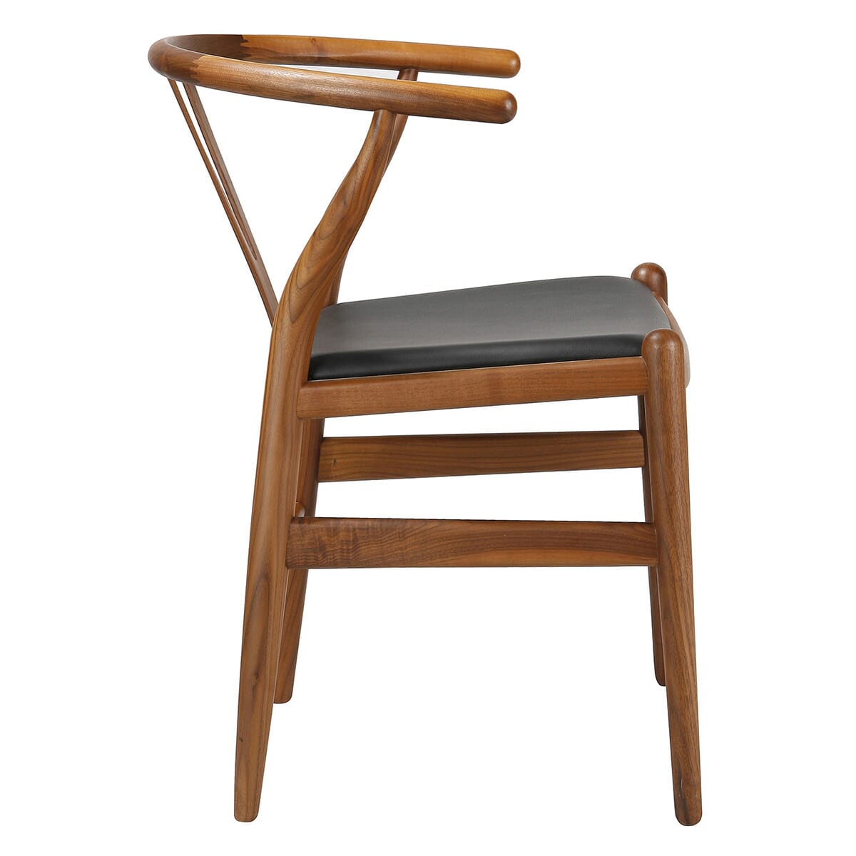 Hans Wegner Style Padded Wishbone Chair SWIVEL UK