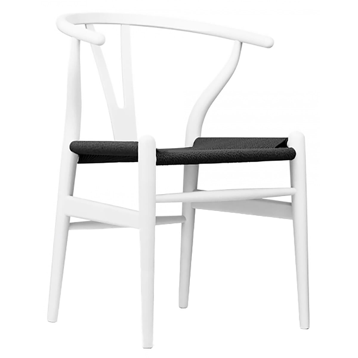 White wishbone dining on sale chair