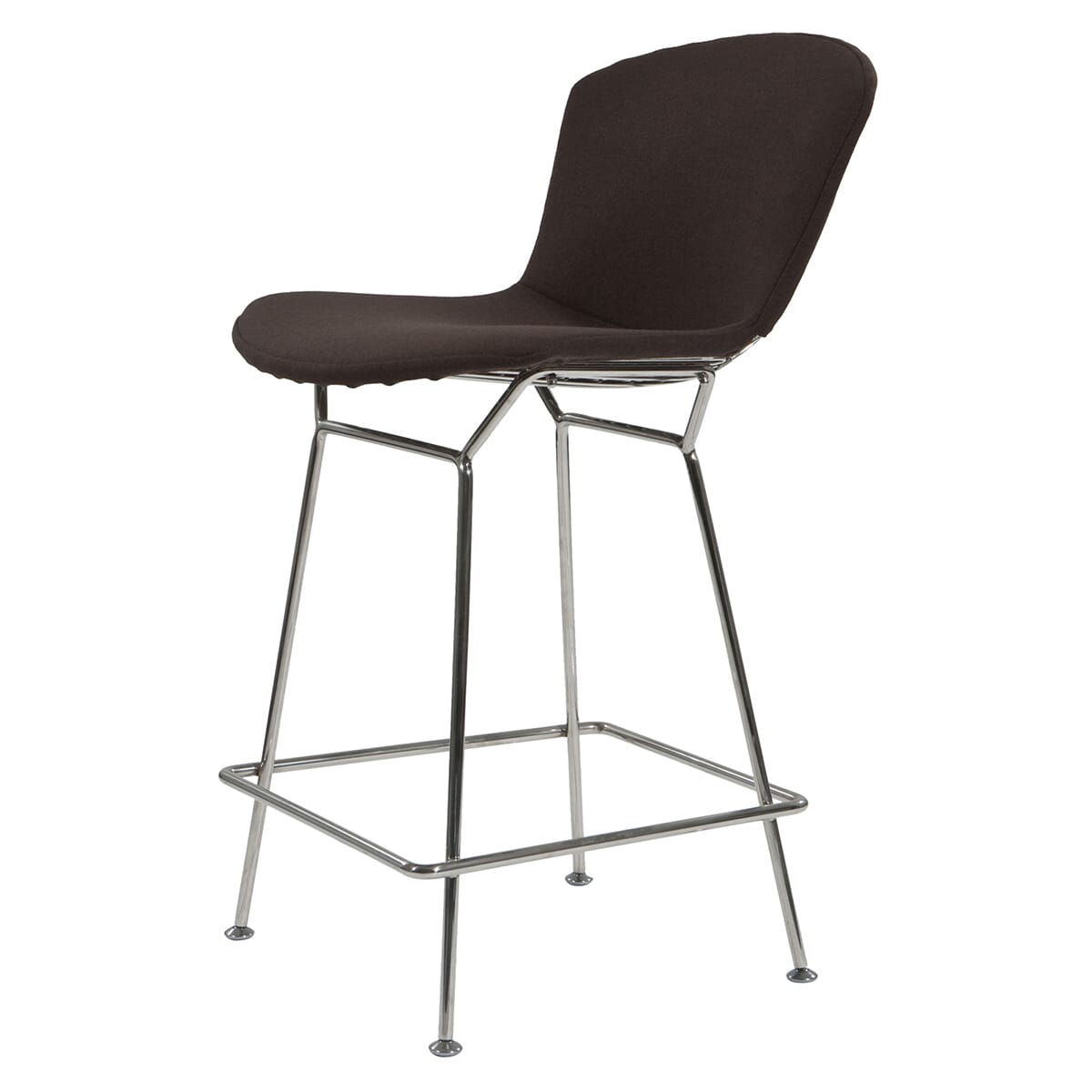 Steel stool sales with cushion