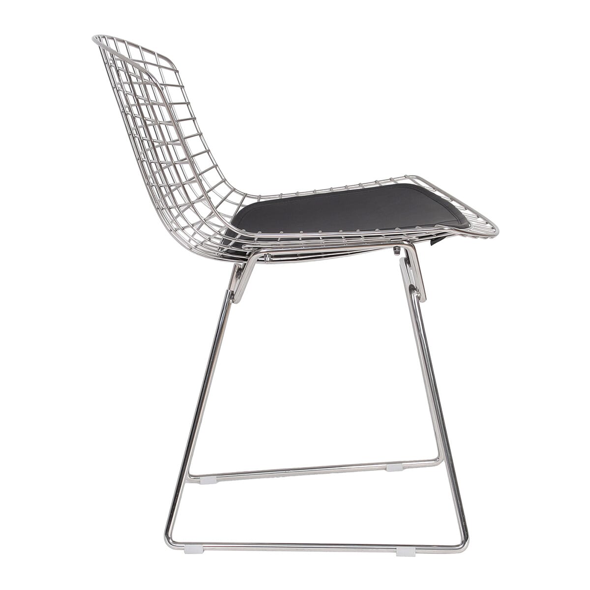 Harry Bertoia Style Stainless Steel Side Chair SWIVEL UK