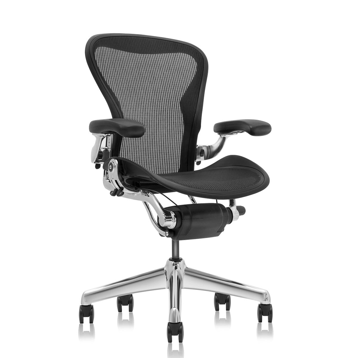 Mesh Office Chair ABS - B1 (Chrome)