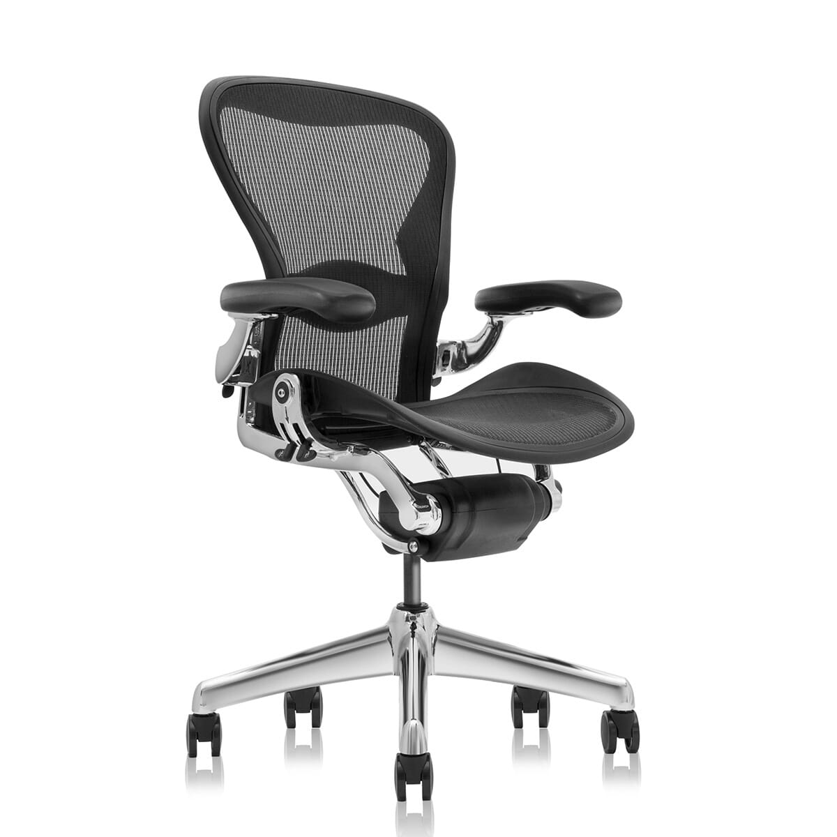 Mesh Office Chair ABS- B2 (Chrome)