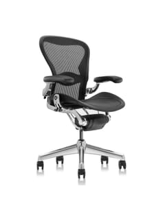 Mesh Office Chair ABS - B2 (Large/Chrome)