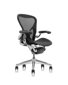 Mesh Office Chair ABS - B3 (Large/Chrome)