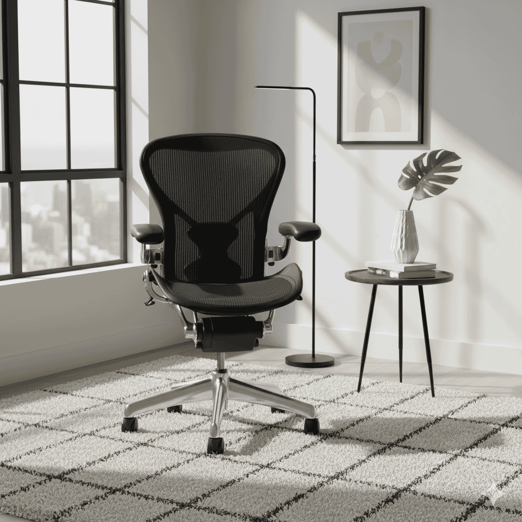Mesh Office Chair ABS - B3 (Chrome)