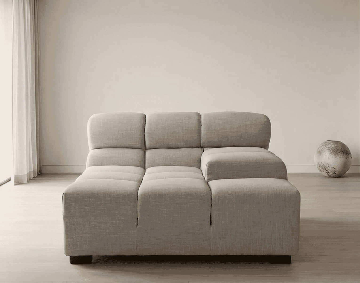 Tufty Sofa | TF019 Deep Left Armrest