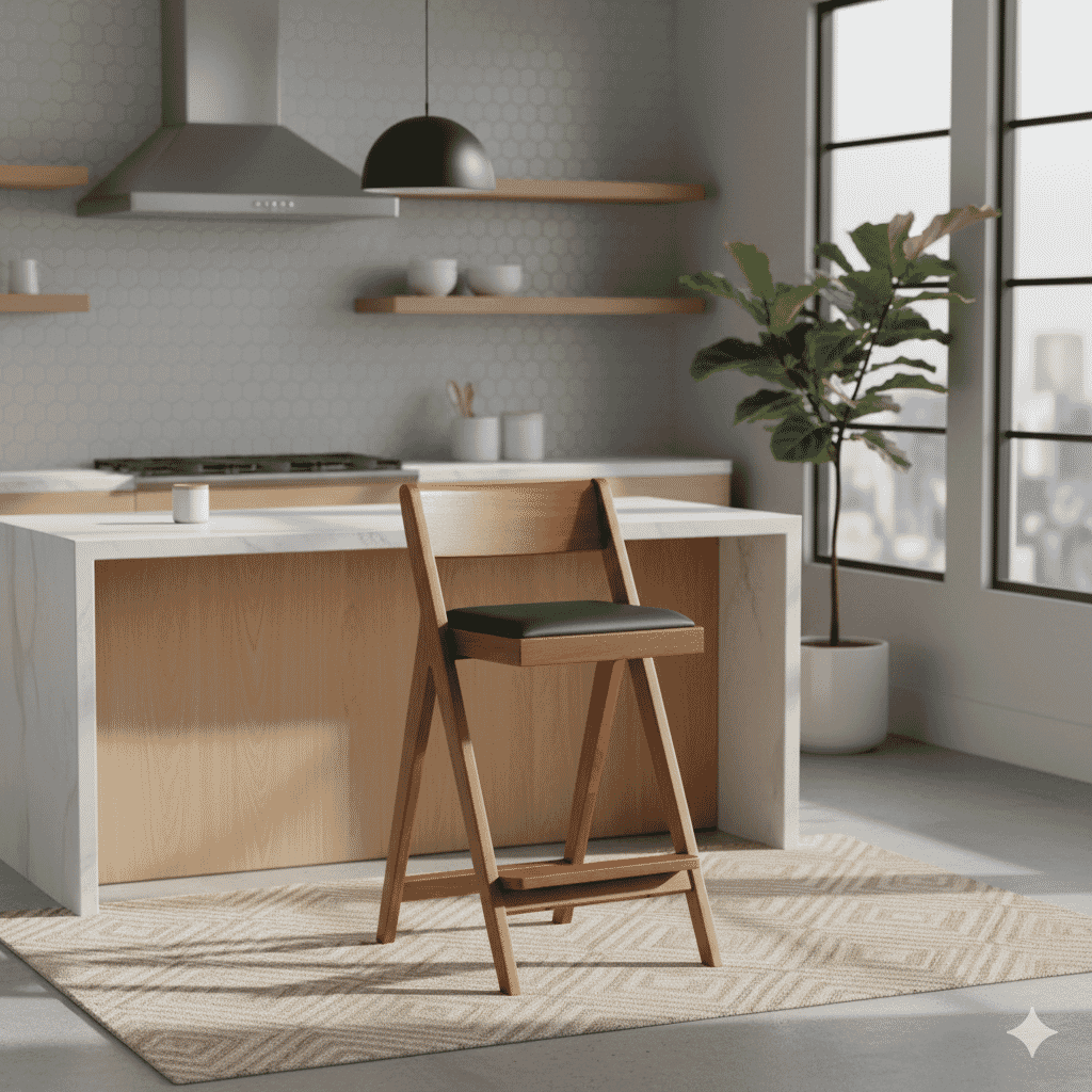  Barstool With Arms Upholstered