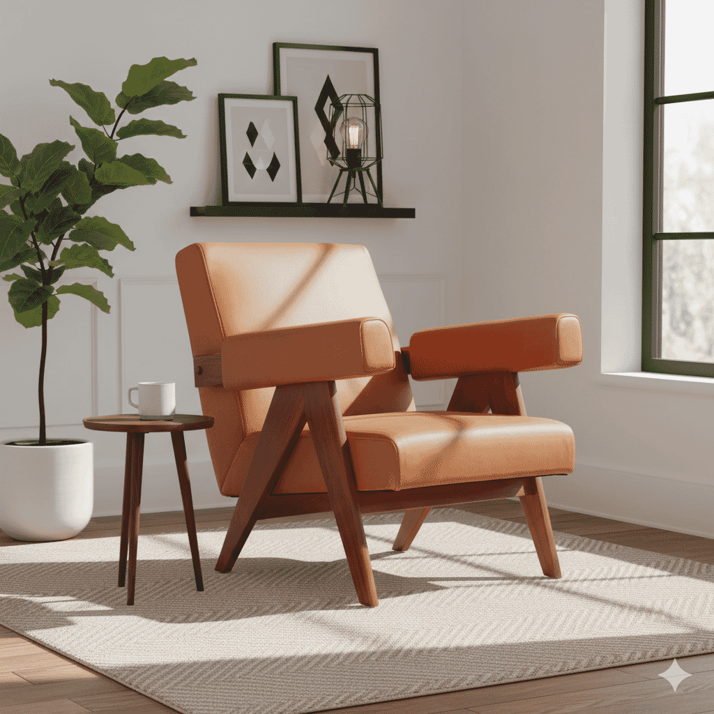 Pierre Lounge Chair Upholstered