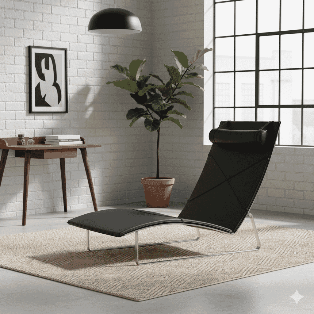 PK24 Chaise Lounge Chair 