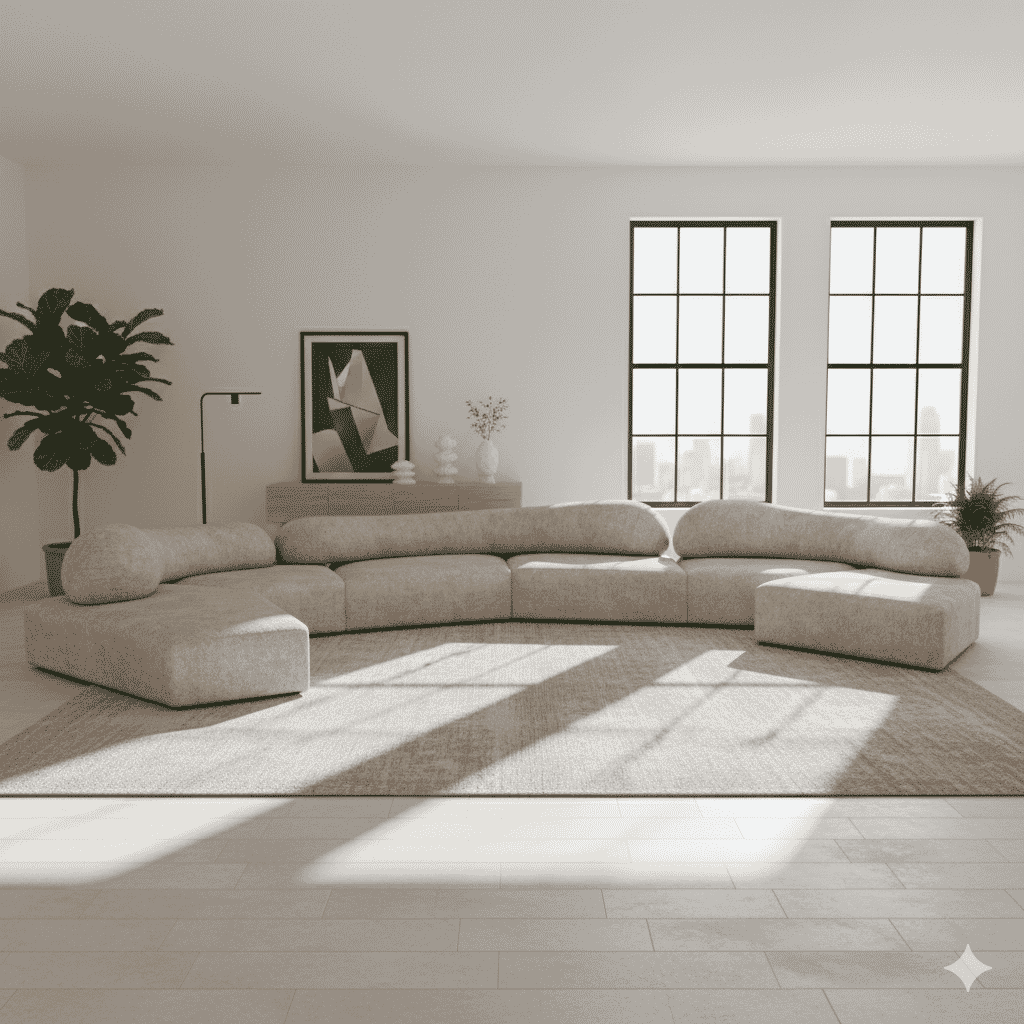 Rock Sofa U Shape Corner