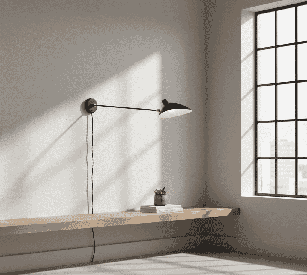 One Straight Arm Sconce Wall Lamp 83CM 