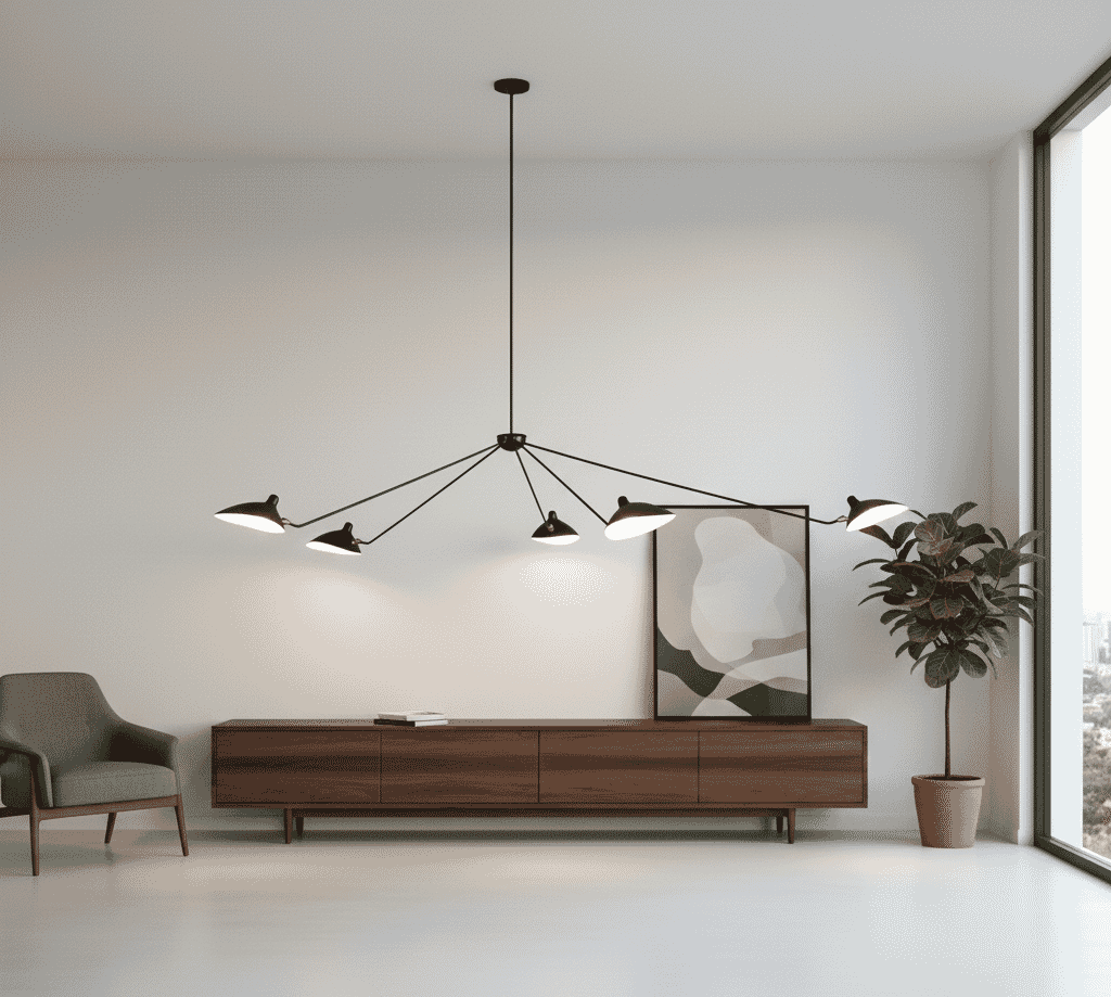 Sconce Spider Ceiling Light 5 Arms 