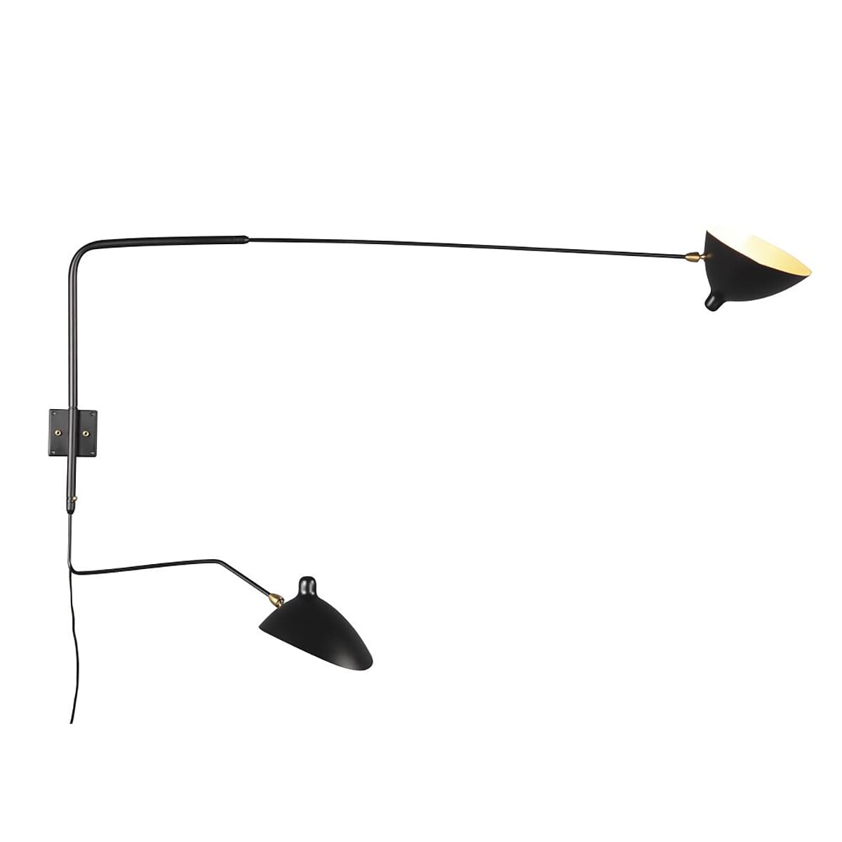 2 arm cheap wall light
