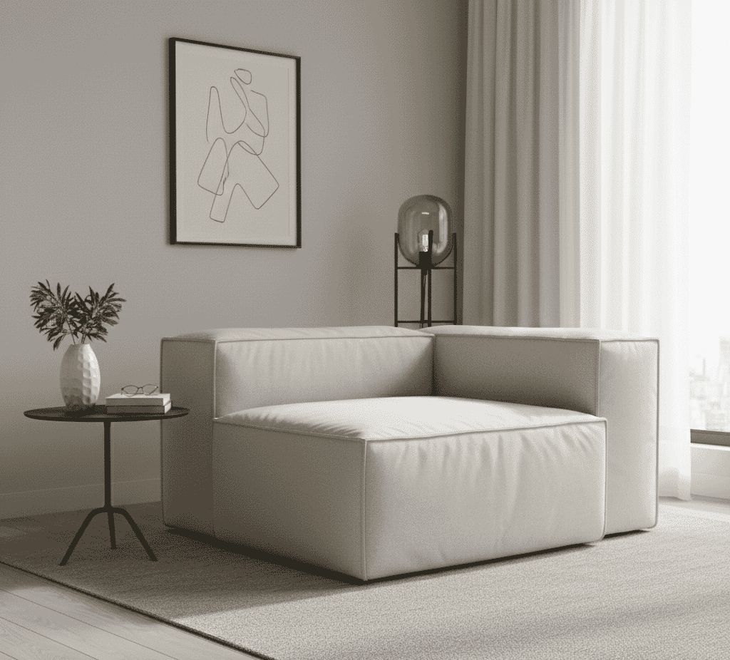 Soft Club Sofa Right Armrest