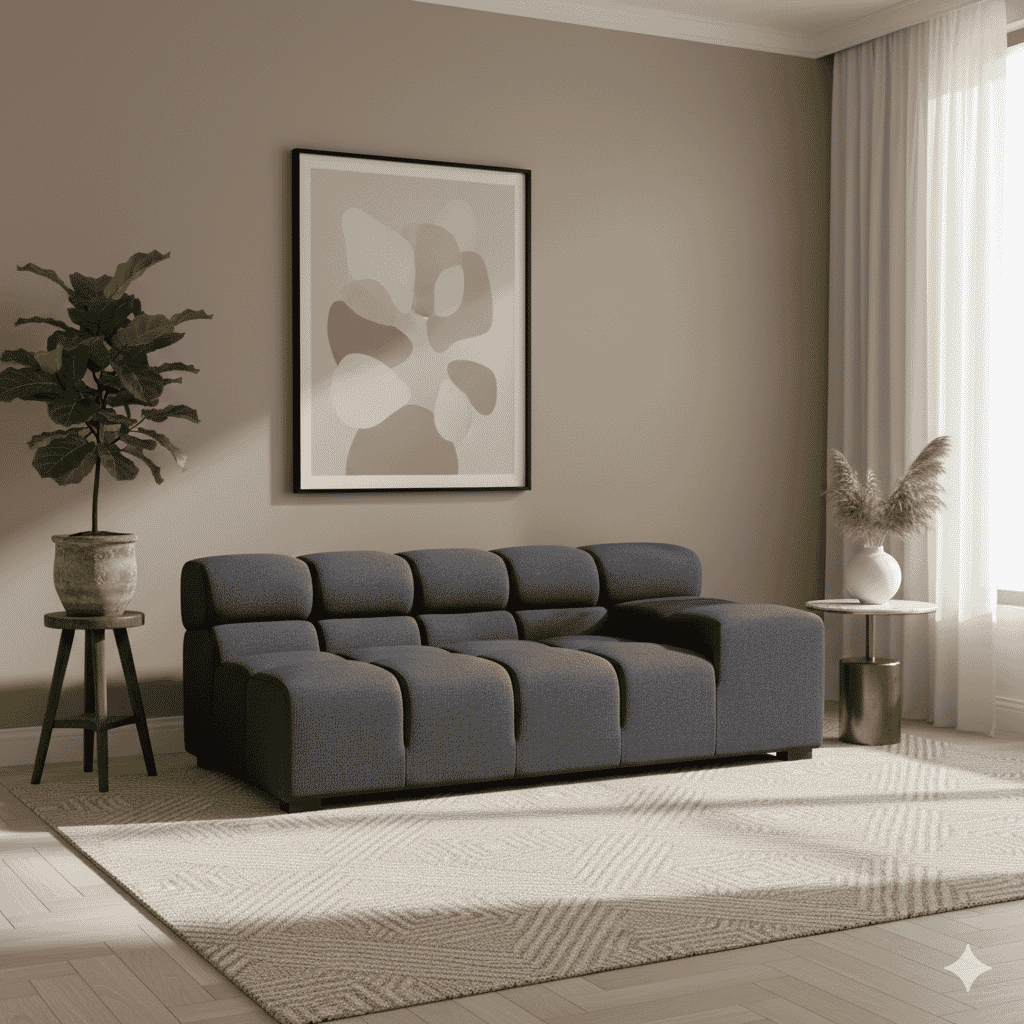 Tufty Sofa | TF015 Extra Large Left Armrest
