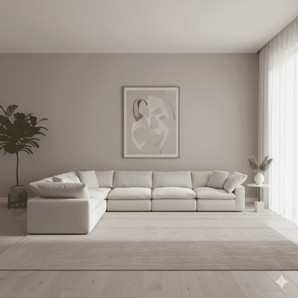 Cloud 6 Pieces Modular Sofa