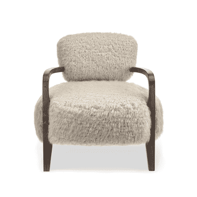 Timothy Oulton Inspired Yeti Sheepskin Chair SWIVEL