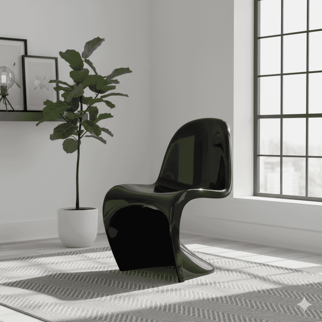 S Chair in Fibreglass 