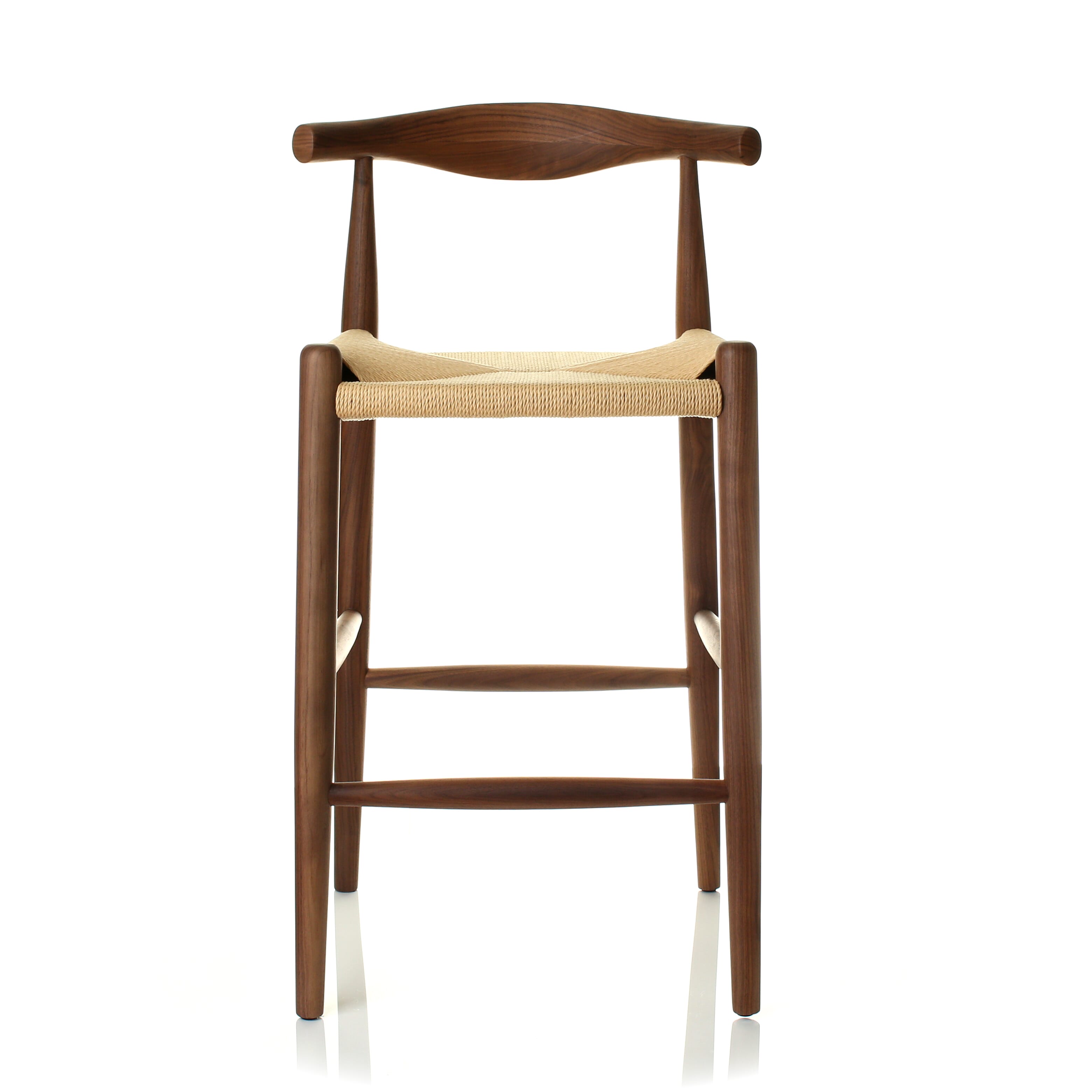 hans wegner elbow counter stool