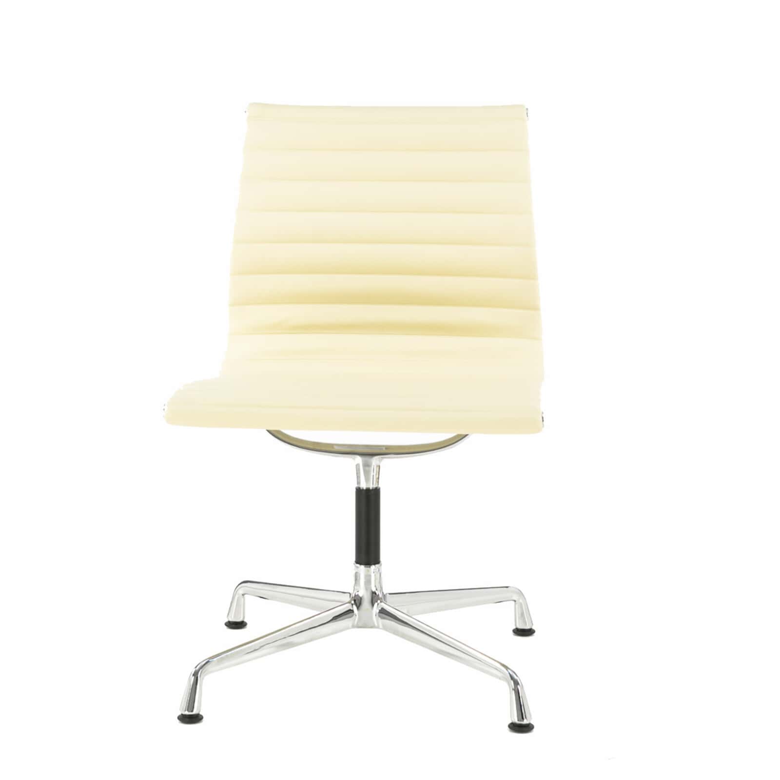 Charles Eames Replica Ea 105 Aluminium Office Chair In Off White