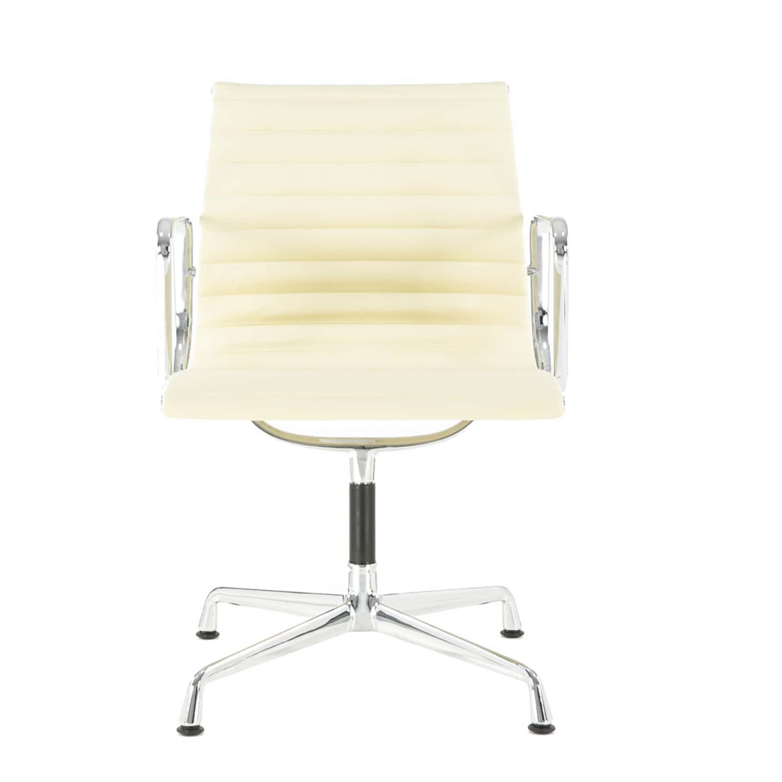 Charles Eames Replica Ea 108 Aluminium Office Chair In Off White